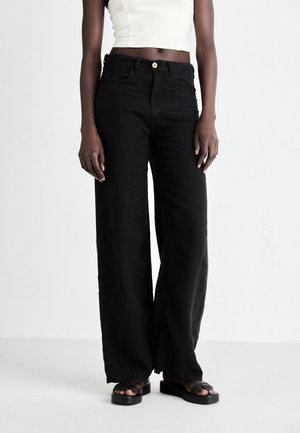 SKATER LOOSE-Z - Wide Leg - black