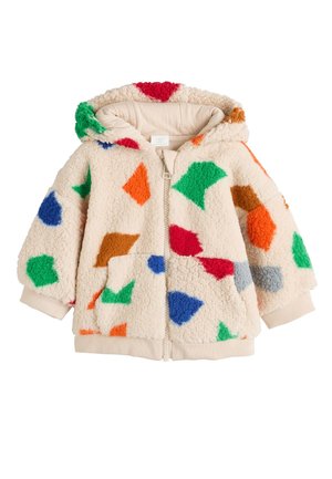 Next ZIP THROUGH - Fleecejas - natural bright geo printed