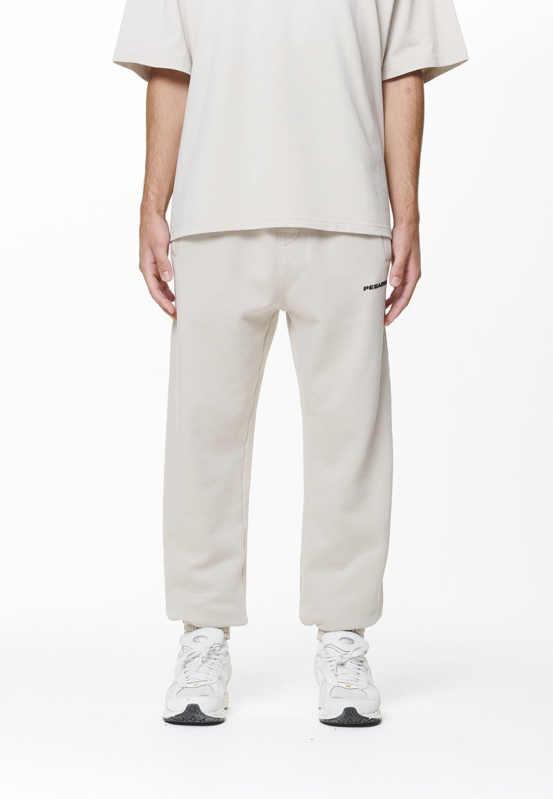 Pegador LOGO JOGGER - Træningsbukser - washed dust cream
