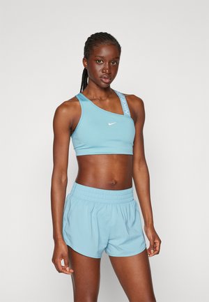 BRA - Sports-BH'er med medium støtte - denim turquoise/white