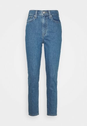 HIGH WAISTED MOM - Répafazonú farmer - blue denim