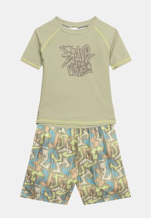 Playshoes UV SCHUTZ BADE WAVE SET - Short de bain - oliv