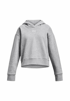 Under Armour RIVAL FLEECE - Hættetrøje - mod gray light heather