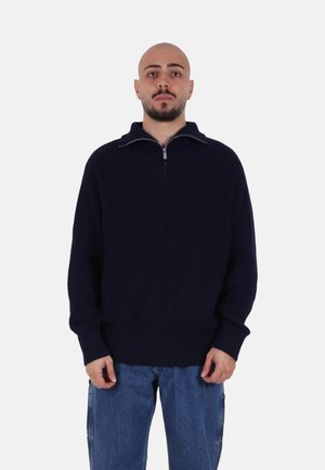 HDRY HALF ZIP SKY CAPTAIN VAR - Maglione - dark blue