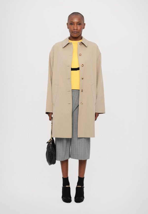 LONG JACKET - Classic coat - multi beige3