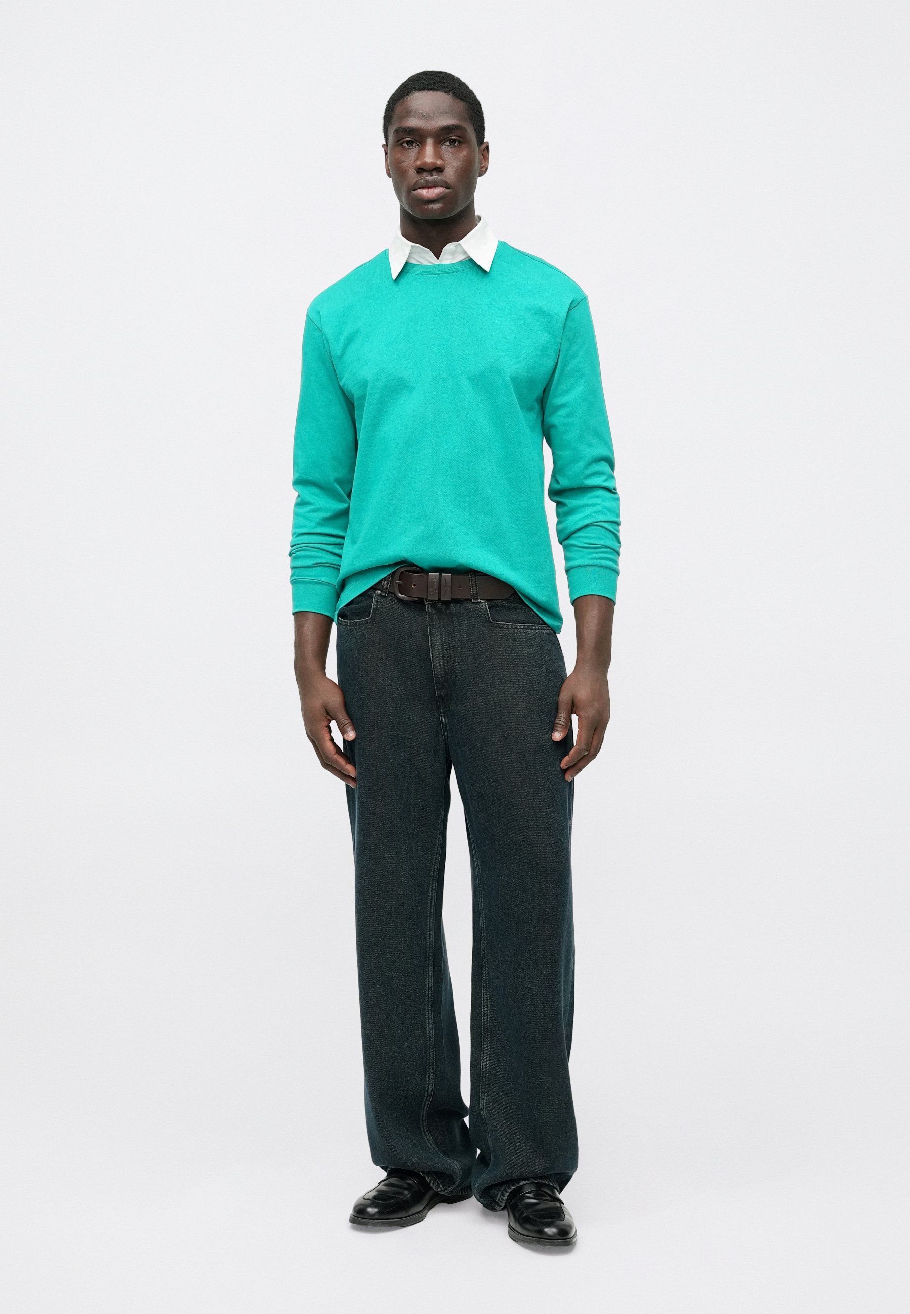 Essential Collective DROP SHOULDER LONG SLEEVE - Long sleeved top