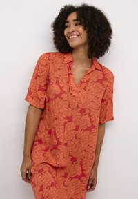 Kaffe BPSOLVEJ - Robe de jour - red tone leaf print