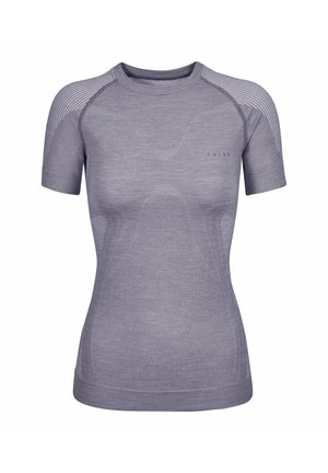 FALKE, WOOL-TECH LIGHT WARM AND COLD TEMPERATURES - T-shirt imprimé - grey-heather
