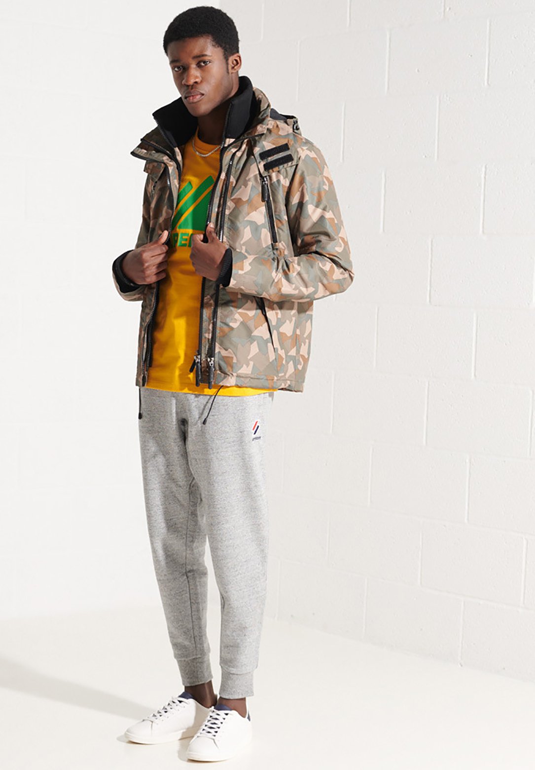 superdry winterjacke camouflage