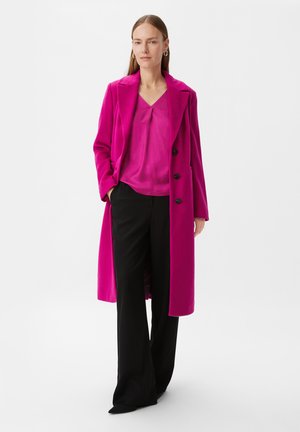 comma, T-shirt basic - fuchsia