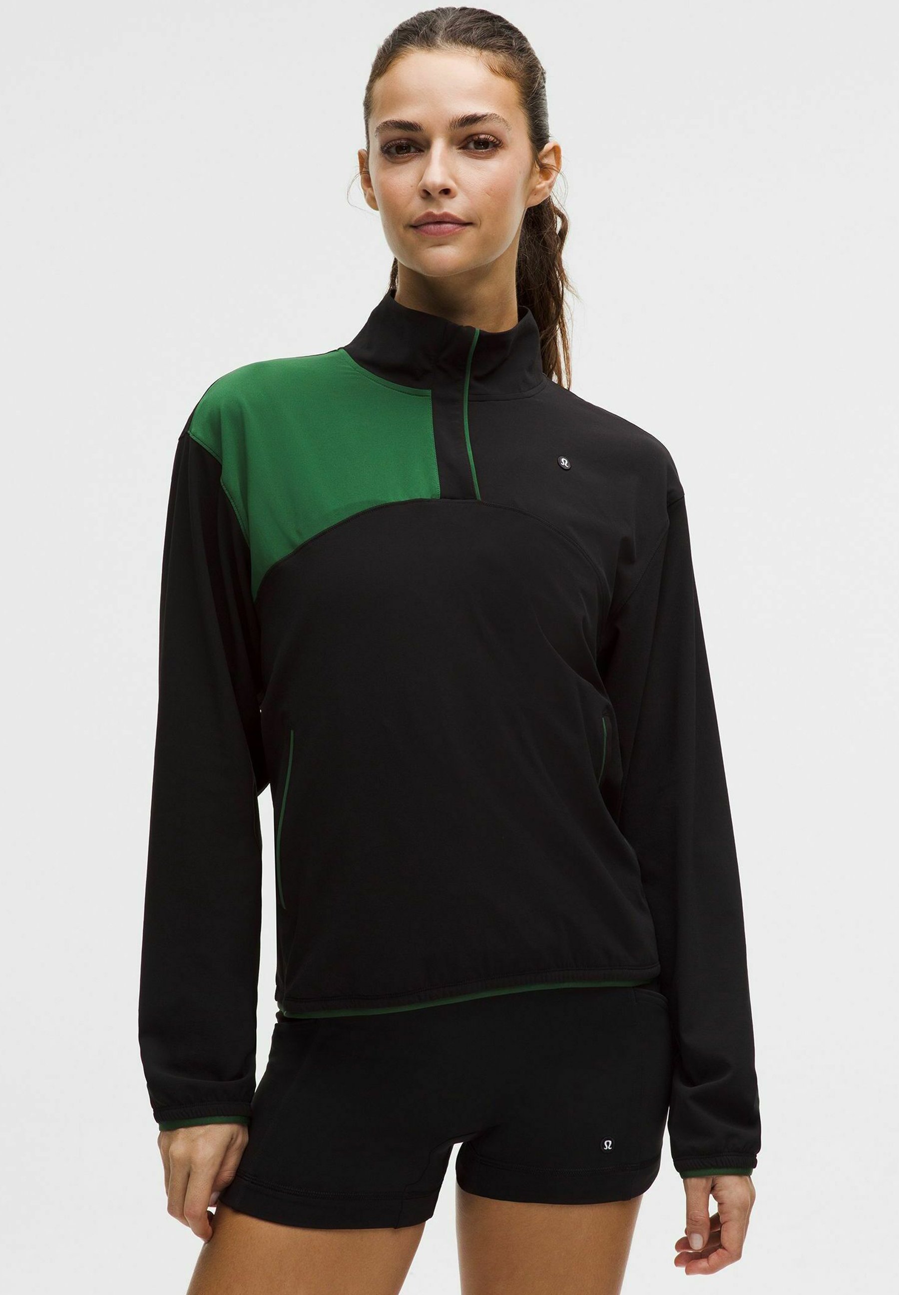 lululemon LIGHTWEIGHT HALF-ZIP - Sweatshirt - black ivy grove