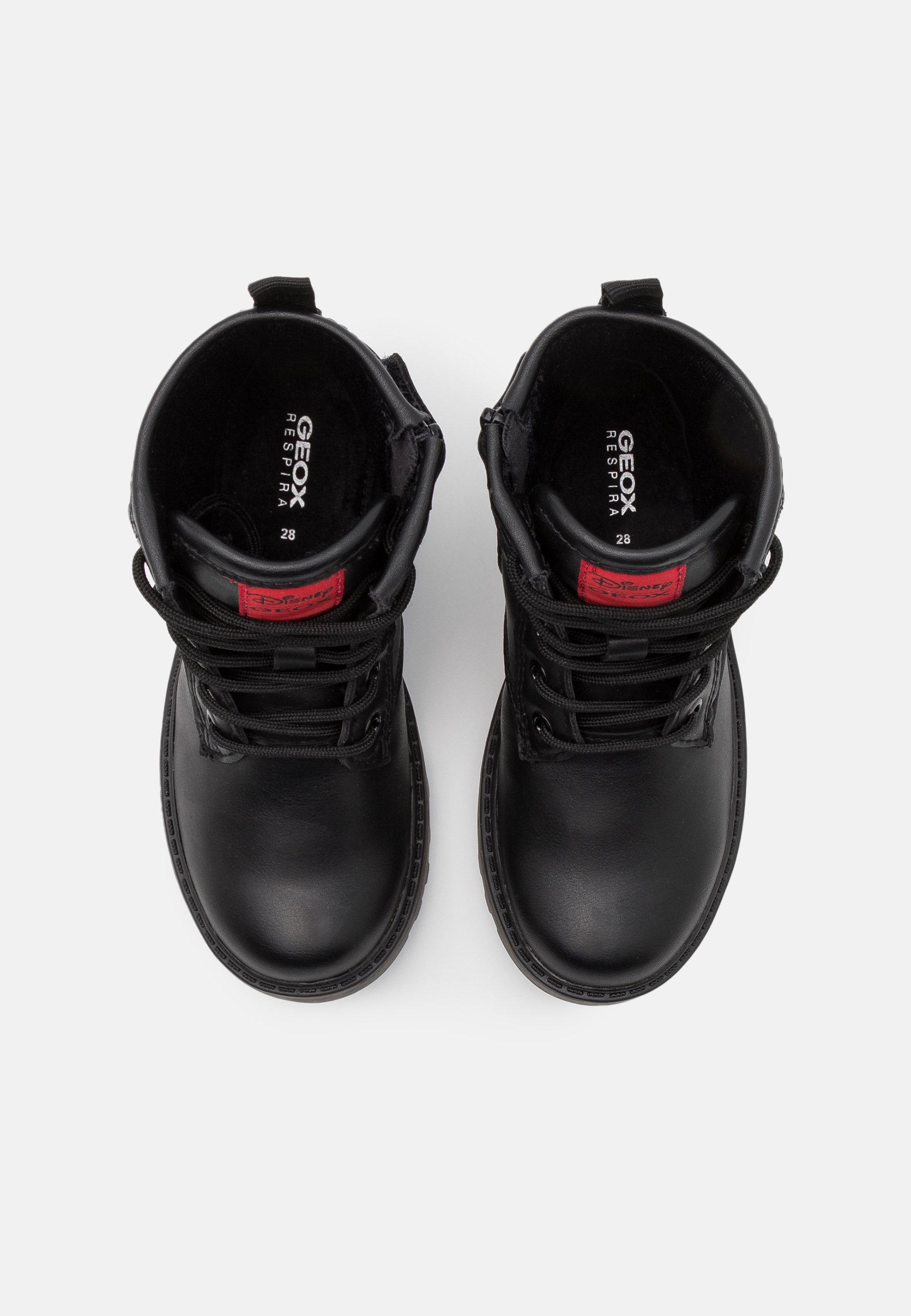 Geox DISNEY CASEY GIRL - Botines con cordones - black/negro - Zalando.es