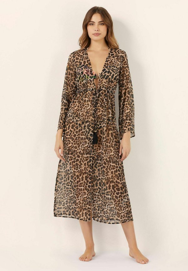 MARIANNA II CAFTANO - Strandaccessoire - multicolor animalier