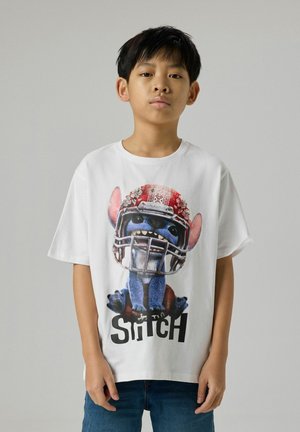 Name it, T-SHIRT STITCH - T-shirt imprimé - bright white