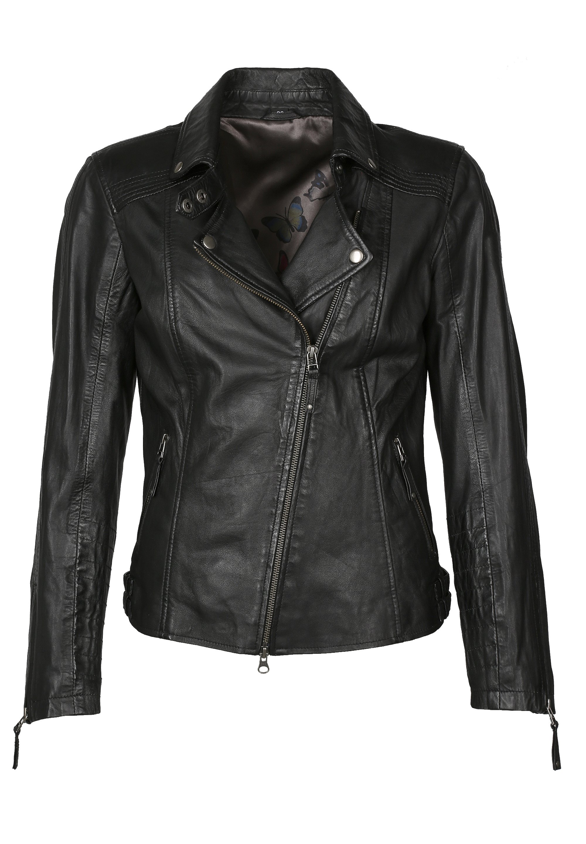 Bikerjacke Cecil Kunstlederjacke Mit Kapuze Schwarz