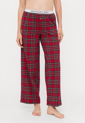 SLEEP PANTS - Pyjamasbyxor - red