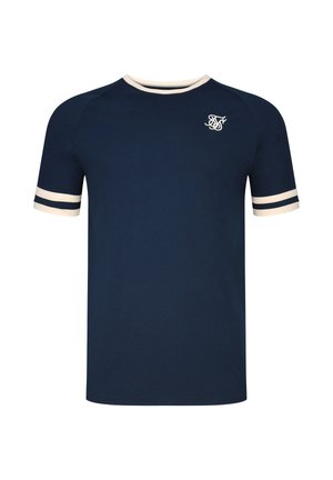 SIKSILK, TOURNAMENT - T-shirts print - navy/ecru