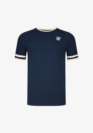 SIKSILK, TOURNAMENT - T-shirts print - navy/ecru