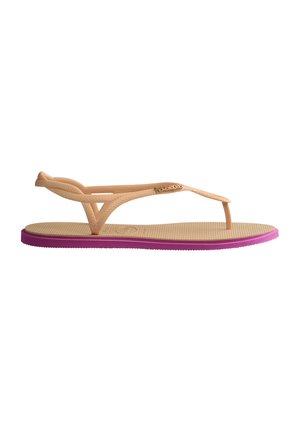 Havaianas, LUNA POINT - Tåsandaler - gold pink gum