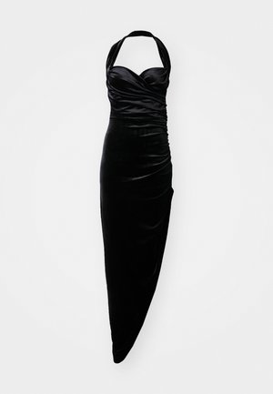 CAYLA SIDE DRAPE GOWN - Pidulikud riided - black