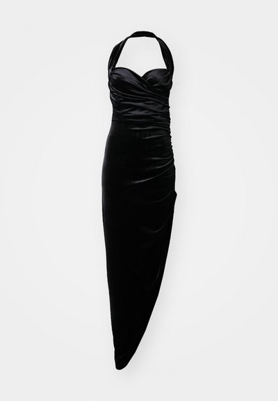 Norma Kamali CAYLA SIDE DRAPE GOWN - Robe de cocktail - black
