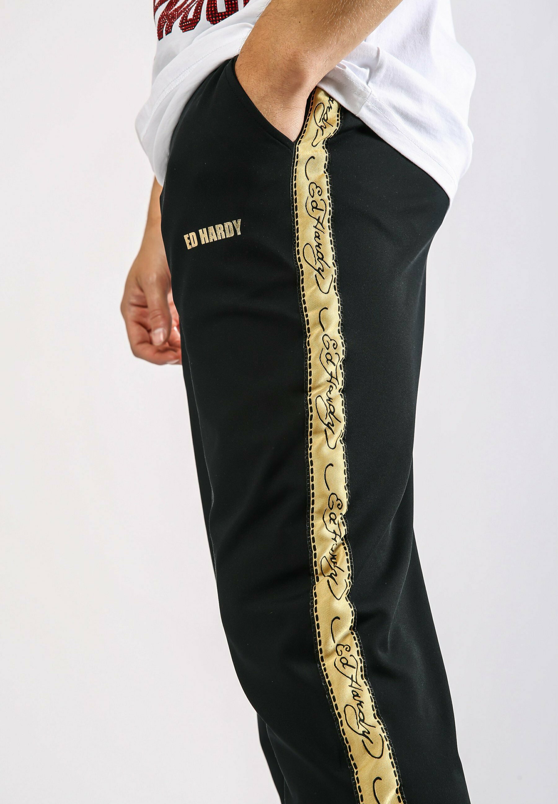 Ed Hardy CHEETAH-CRYSTAL TRICOT HOTFIX 