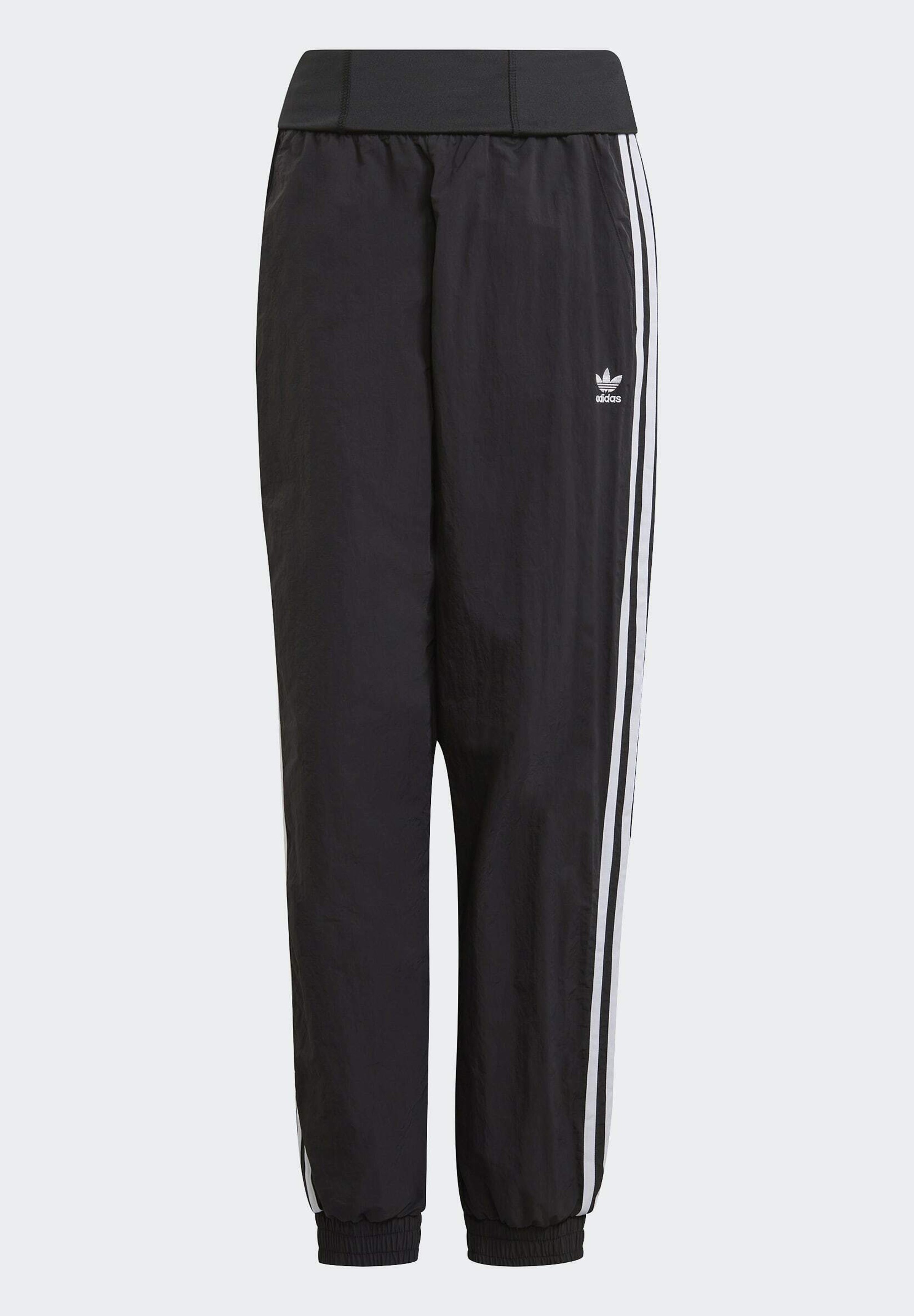 adidas Originals ADICOLOR CLASSICS DOUBLE-WAISTBAND FASHION TRACKSUIT  BOTTOMS - Pantaloni sportivi - black/nero - Zalando.it