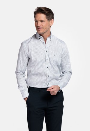 STANDAARD LANGE MOUW REGULAR FIT PRINT  - Chemise - navy