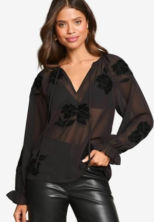 Lipsy WITH FLORAL  - Bluse - black