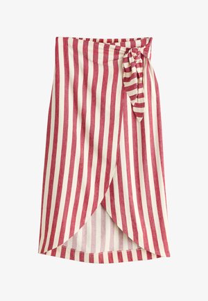 Next TALL FIT STRIPE - Wickelrock - red ecru