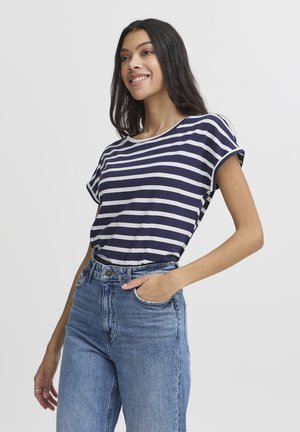 b.young, BYPAMILA ONECK - T-shirt imprimé - copenhagen night mix