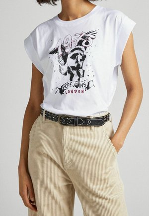 T-Shirt print - white