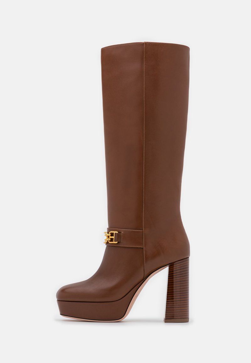Damen Bekleidung | Bally DEANNE Plateaustiefel cognac - JK24484 Damen Bekleidung | Bally DEANNE Plateaustiefel cognac - JK24484