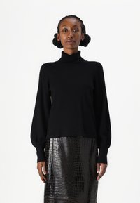 VILA VIAMANDA TURTLE NECK  - Pulóver - black
