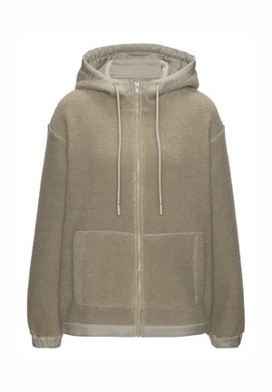 Fleecejacke - taupe