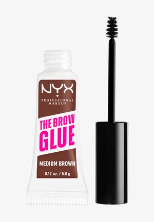 NYX Professional Makeup THE BROW GLUE INSTANT STYLER  - Eyebrow gel - Warm Brown