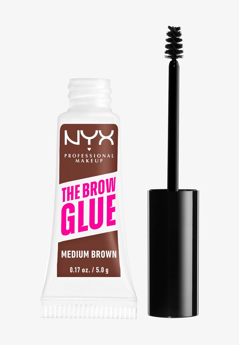 NYX Professional Makeup - THE BROW GLUE INSTANT STYLER  - Gel sourcils - Warm Brown, Agrandir