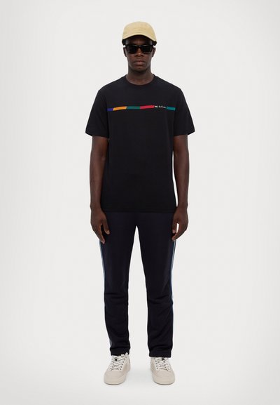 PS Paul Smith REG FIT SS T SHIRT - T-shirts med print - black