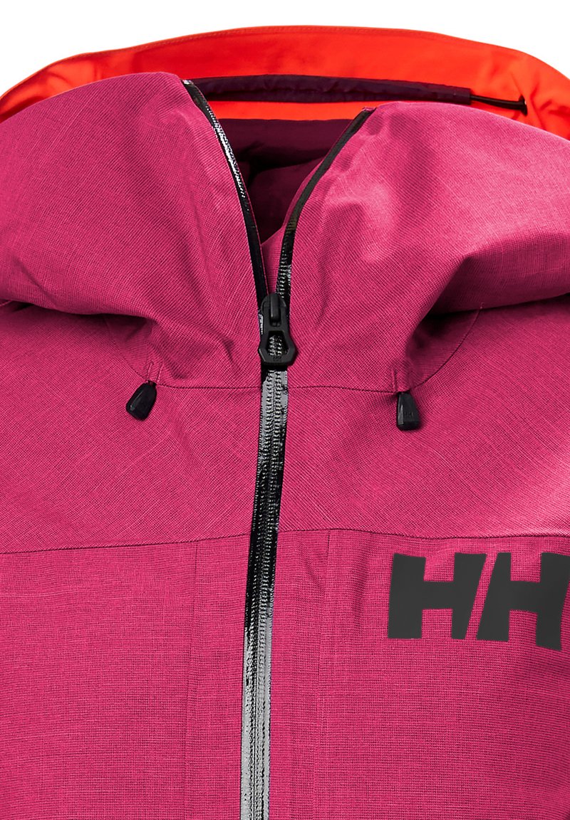 Helly Hansen POWDERQUEEN Ski jacket magenta/neon pink