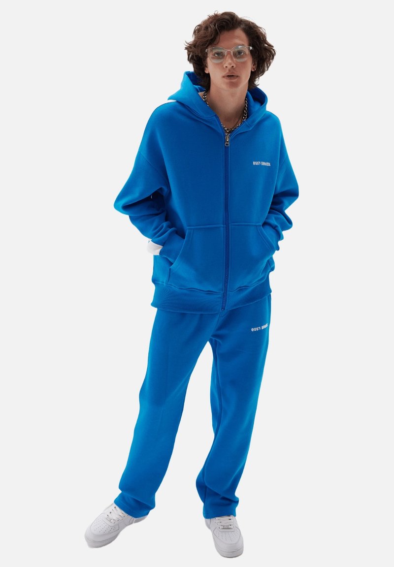 Men's Khaki Diamond Patterned Oversize Tracksuit Set main image 1