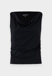 DRAPED LONGLINE - Top - black beauty