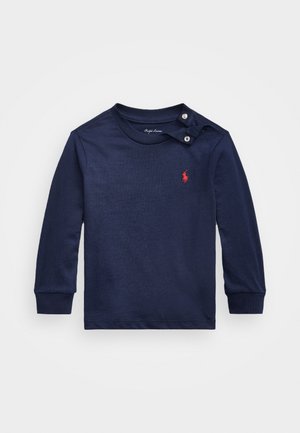 COTTON JERSEY LONG SLEEVE T SHIRT - Camiseta de manga larga - cruise navy