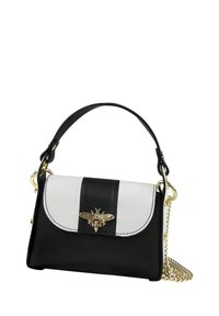 DrachenLeder Handtas - schwarz weiß