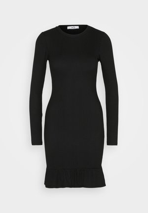 WAL G. JOSEFINA LONG SLEEVE MINI - Φόρεμα ημέρας - black
