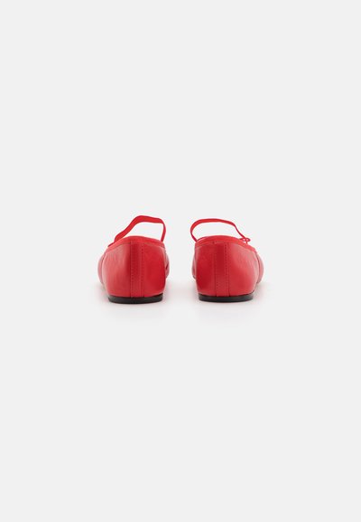 Loeffler Randall LEONIE SOFT BALLET FLAT - Ankle strap ballet pumps - red