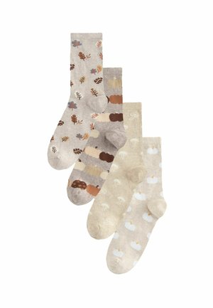 4 PACK  - Socks - neutral autumn
