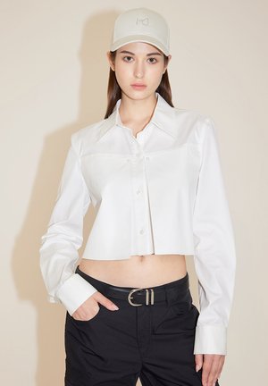 Button-down blouse - white