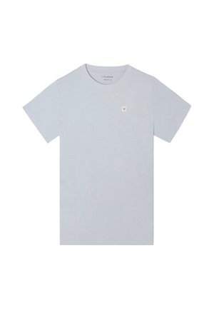 Silbon, CAMISETA LISA MINILOGO PARCHE AZUL CLARO - Camiseta básica - azul claro