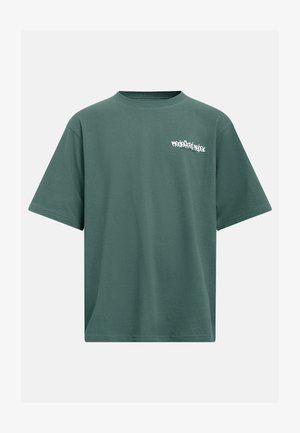 Redefined Rebel, MELVIN TEE BOXY FIT - Trükipildiga T-särk - trekking green
