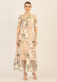 Apart BESTICKTES MIDI - Ballkleid - nude multicolor